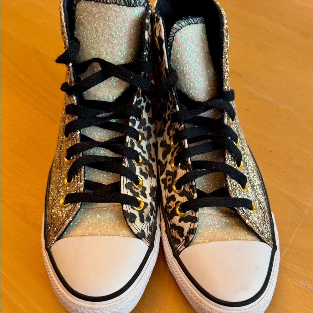 Converse Glitter Leopard High-Tops